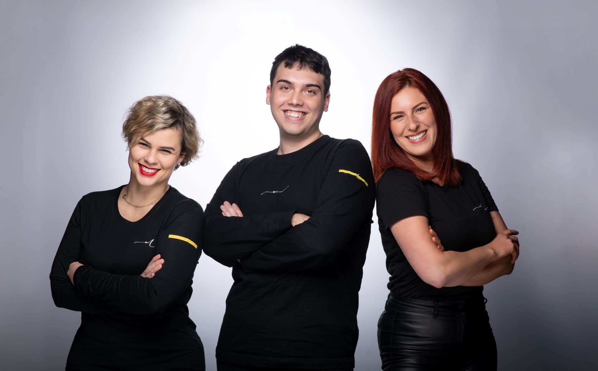 La MB’Team au complet, dans le salon